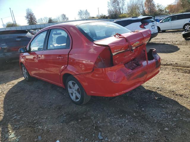 KL1TD566X8B255899 - 2008 CHEVROLET AVEO BASE RED photo 2