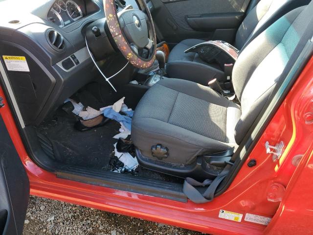 KL1TD566X8B255899 - 2008 CHEVROLET AVEO BASE Qırmızı foto 7