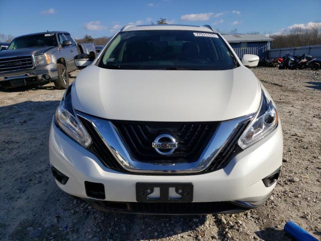 5N1AZ2MH1JN158868 - 2018 NISSAN MURANO S WHITE photo 5