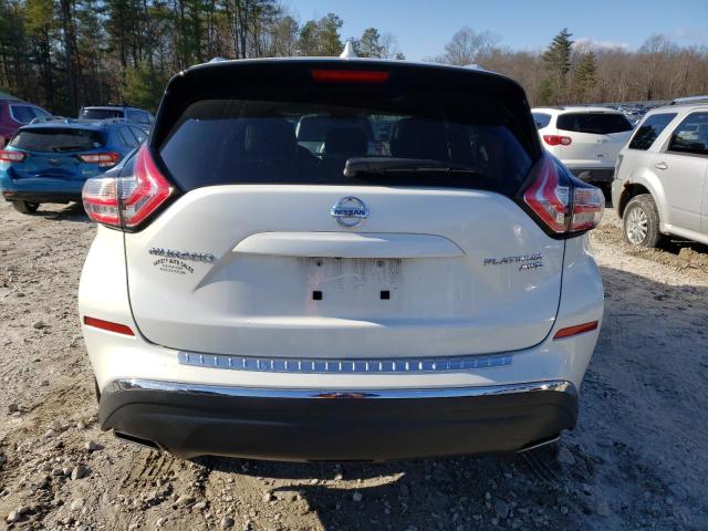 5N1AZ2MH1JN158868 - 2018 NISSAN MURANO S WHITE photo 6