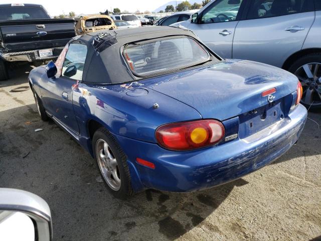 JM1NB3532X0136578 - 1999 MAZDA MX-5 MIATA BLUE photo 2