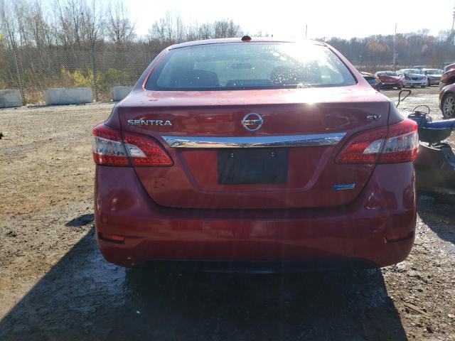 3N1AB7AP7EY303926 - 2014 NISSAN SENTRA S BURGUNDY photo 6