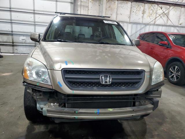 2HKYF18505H552650 - 2005 HONDA PILOT EXL TAN photo 5