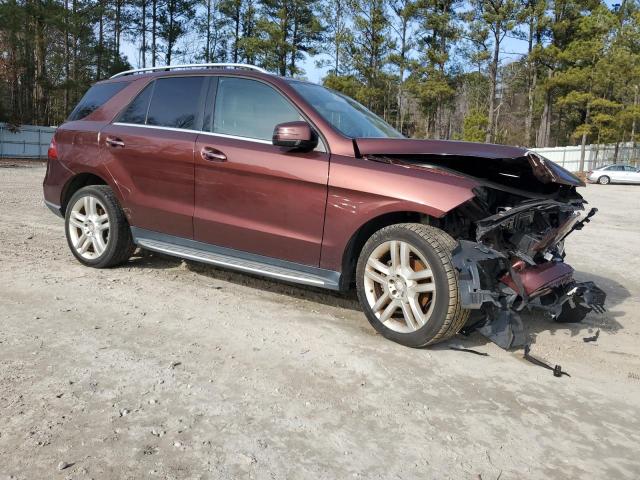 4JGDA5HB4DA115083 - 2013 MERCEDES-BENZ ML 350 4MATIC MAROON photo 4