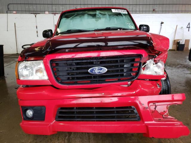 1FTYR10U75PB07658 - 2005 FORD RANGER RED photo 5