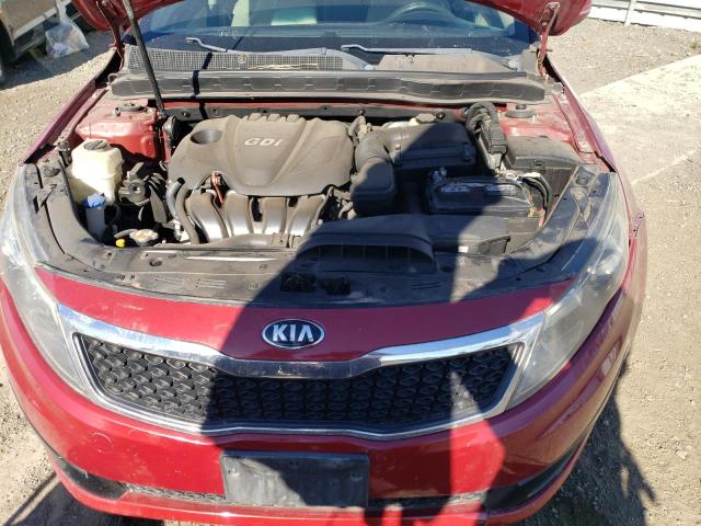 KNAGM4A71B5069501 - 2011 KIA OPTIMA LX RED photo 11