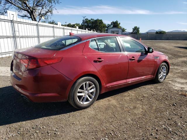 KNAGM4A71B5069501 - 2011 KIA OPTIMA LX RED photo 3