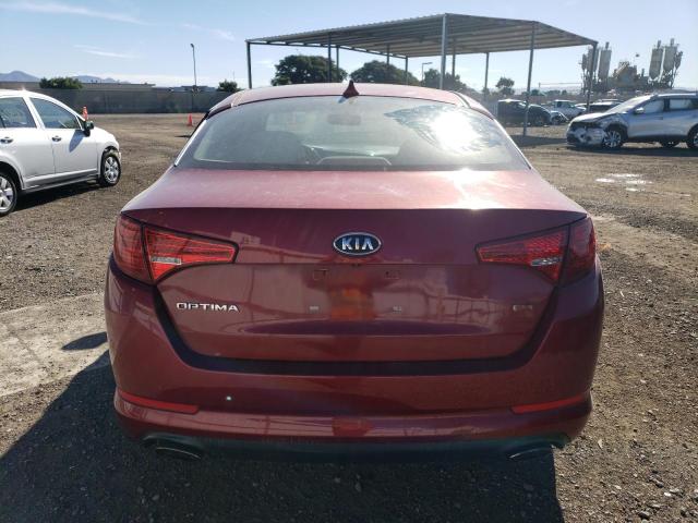 KNAGM4A71B5069501 - 2011 KIA OPTIMA LX RED photo 6