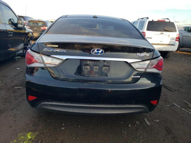 KMHEC4A49DA067360 - 2013 HYUNDAI SONATA HYBRID BLACK photo 6