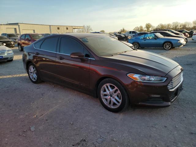 3FA6P0H76FR224508 - 2015 FORD FUSION SE BROWN photo 4