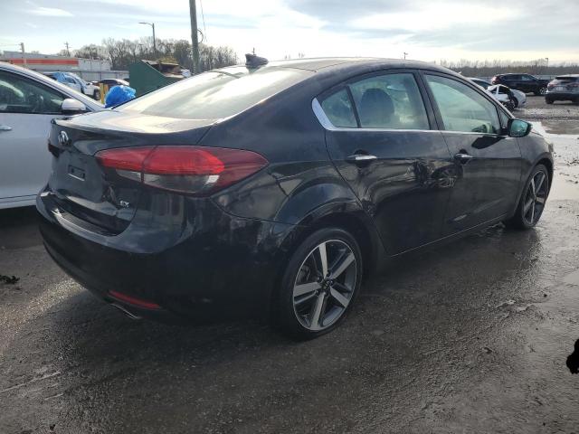 3KPFN4A81HE121694 - 2017 KIA FORTE EX BLACK photo 3