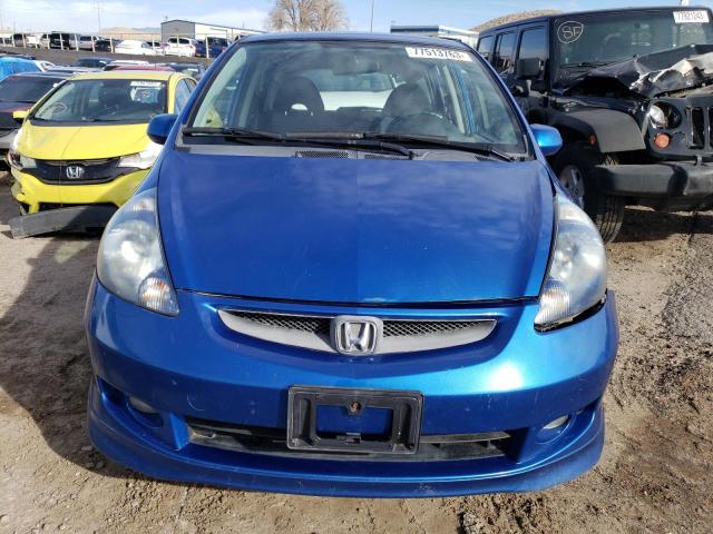 JHMGD37637S061743 - 2007 HONDA FIT S 蓝色 照片 5
