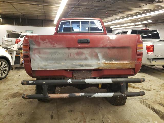 JT4RN01P2N7054385 - 1992 TOYOTA PICKUP 1/2 TON SHORT WHEELBASE DLX BURGUNDY photo 6