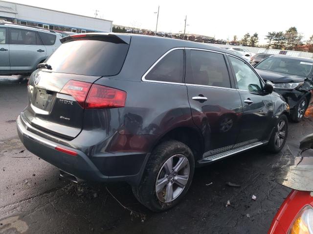 2HNYD2H36DH521737 - 2013 ACURA MDX ADVANC TECHNOLOGY Сұр фото 3