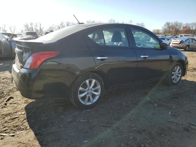 3N1CN7AP9GL868162 - 2016 NISSAN VERSA S BLACK photo 3