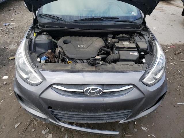 KMHCT4AE9GU122506 - 2016 HYUNDAI ACCENT SE GRAY photo 11