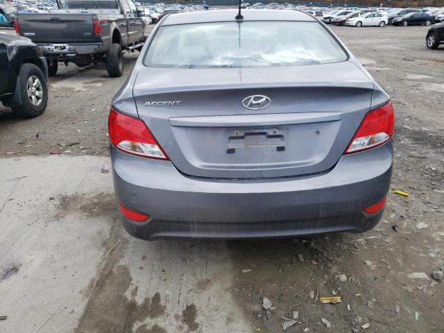 KMHCT4AE9GU122506 - 2016 HYUNDAI ACCENT SE GRAY photo 6