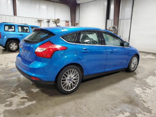 1FAHP3M2XCL283706 - 2012 FORD FOCUS SEL BLUE photo 3