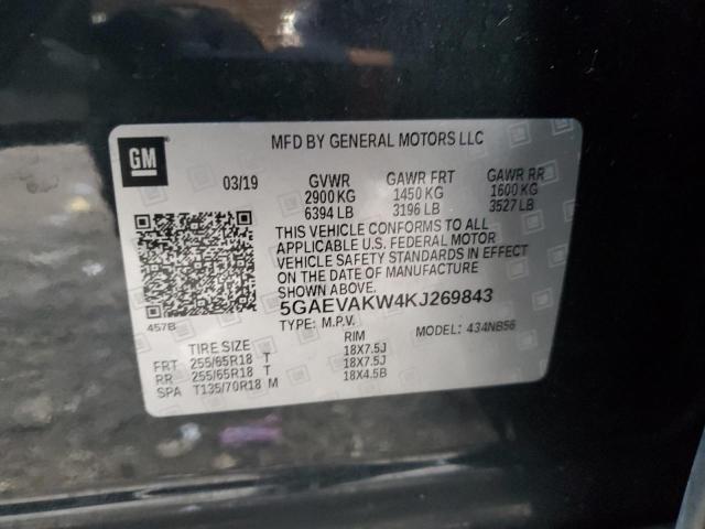5GAEVAKW4KJ269843 - 2019 BUICK ENCLAVE ESSENCE 石墨色 照片 14