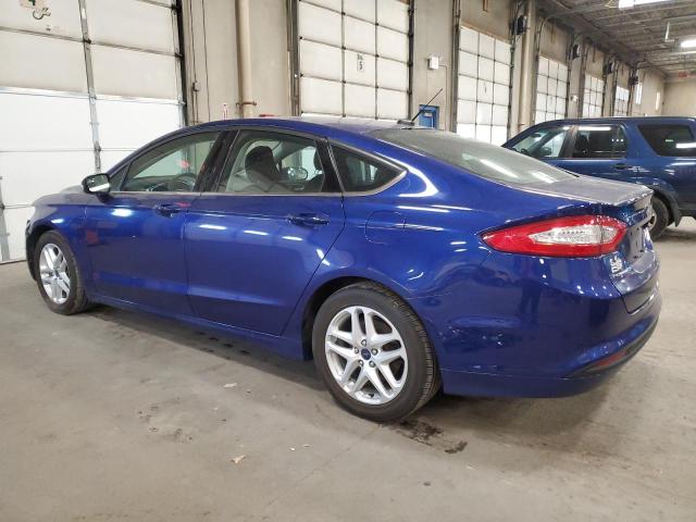 3FA6P0H7XGR280999 - 2016 FORD FUSION SE BLUE photo 2