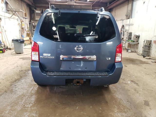 5N1AR18W15C757354 - 2005 NISSAN PATHFINDER LE BLUE photo 6