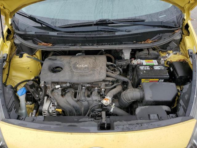 KNADM4A36G6681274 - 2016 KIA RIO LX YELLOW photo 11