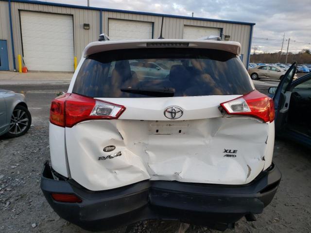 JTMRFREV2FJ037830 - 2015 TOYOTA RAV4 XLE WHITE photo 6