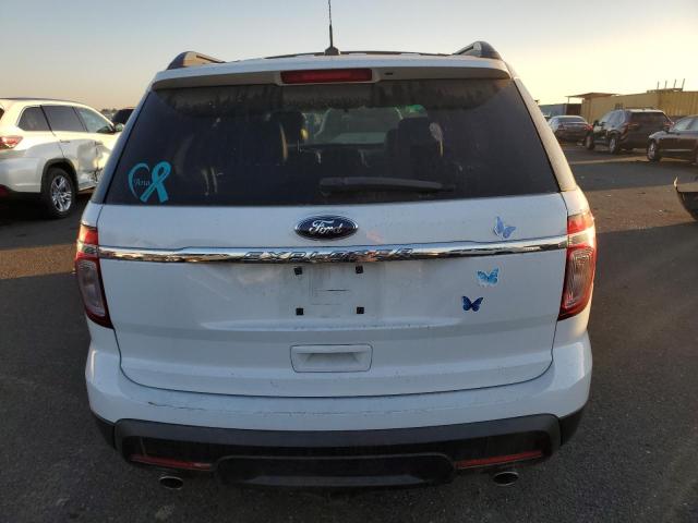 1FM5K7B83EGB79141 - 2014 FORD EXPLORER WHITE photo 6