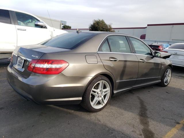 WDDHF8JB8CA571742 - 2012 MERCEDES-BENZ E 350 4MATIC GRAY photo 3