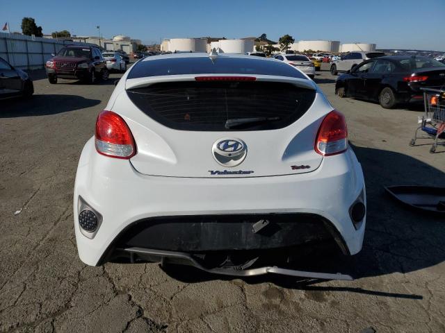 KMHTC6AE5GU269143 - 2016 HYUNDAI VELOSTER TURBO WHITE photo 6