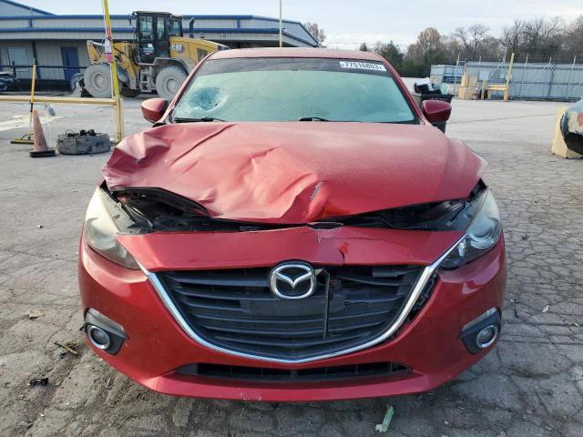 JM1BM1W70E1156807 - 2014 MAZDA 3 GRAND TOURING RED photo 5