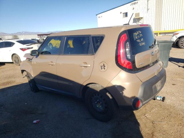 KNDJN2A2XF7160131 - 2015 KIA SOUL BROWN photo 2