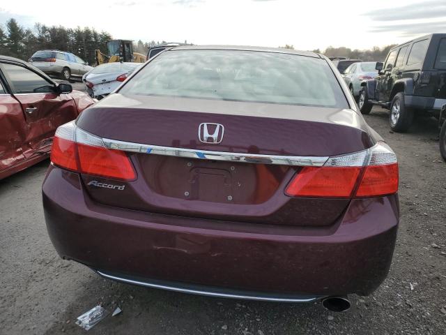 1HGCR2F30DA066050 - 2013 HONDA ACCORD LX RED photo 6