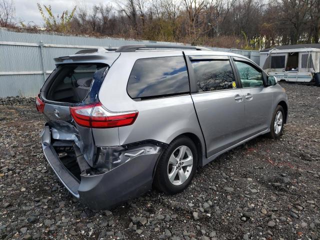 5TDKZ3DC0JS926143 - 2018 TOYOTA SIENNA LE SILVER photo 3