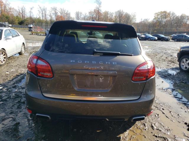 WP1AB2A26ELA56782 - 2014 PORSCHE CAYENNE S BROWN photo 6