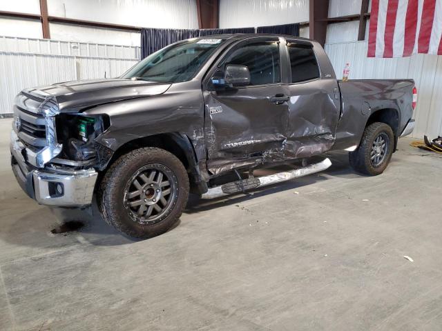 5TFRY5F19EX153732 - 2014 TOYOTA TUNDRA DOUBLE CAB SR/SR5 CHARCOAL photo 1