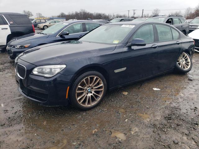 WBAYB6C55ED225048 - 2014 BMW 750 XI BLUE photo 1