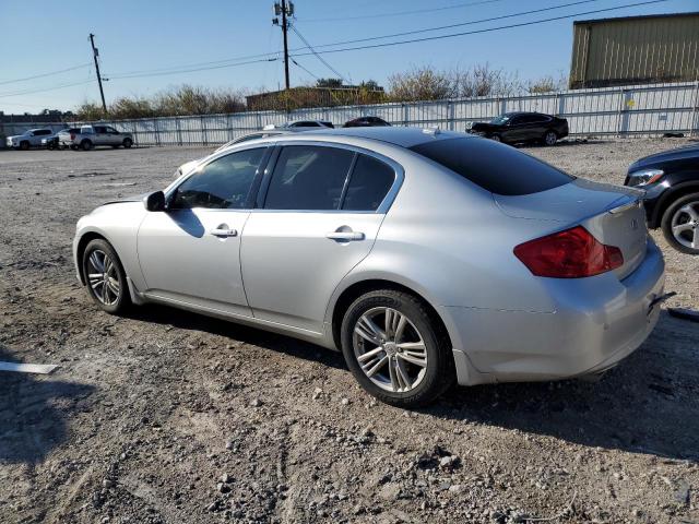 JN1CV6AR0CM973555 - 2012 INFINITI G37 SILVER photo 2