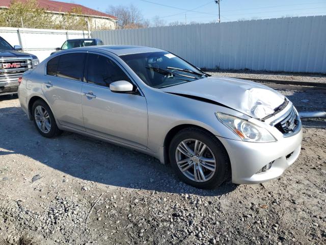 JN1CV6AR0CM973555 - 2012 INFINITI G37 SILVER photo 4