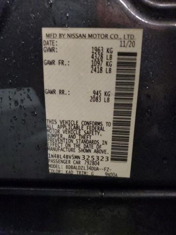 1N4BL4BV5MN325323 - 2021 NISSAN ALTIMA S GRAY photo 12