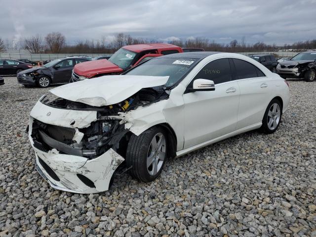 WDDSJ4GB7JN574416 - 2018 MERCEDES-BENZ CLA 250 4MATIC WHITE photo 1