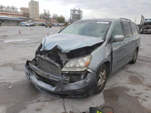 5FNRL38736B011490 - 2006 HONDA ODYSSEY EXL GRAY photo 2