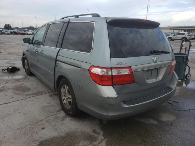 5FNRL38736B011490 - 2006 HONDA ODYSSEY EXL GRAY photo 3