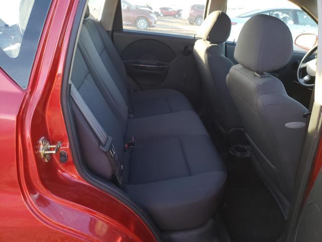 KL1TD66626B561398 - 2006 CHEVROLET AVEO BASE Qırmızı foto 10
