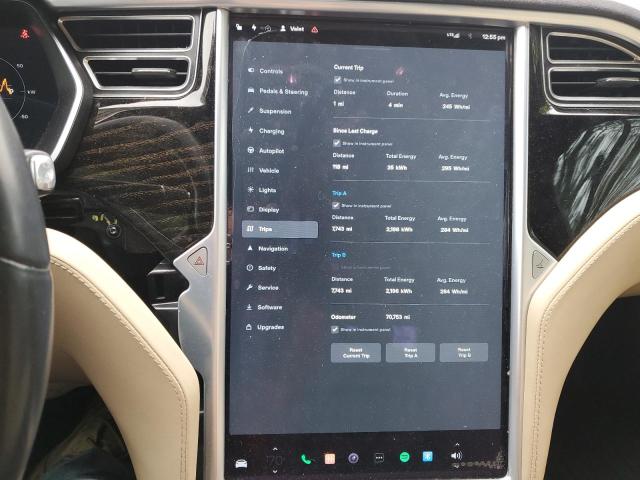 5YJSA1E24GF156155 - 2016 TESLA MODEL S თეთრი ფოტო 9