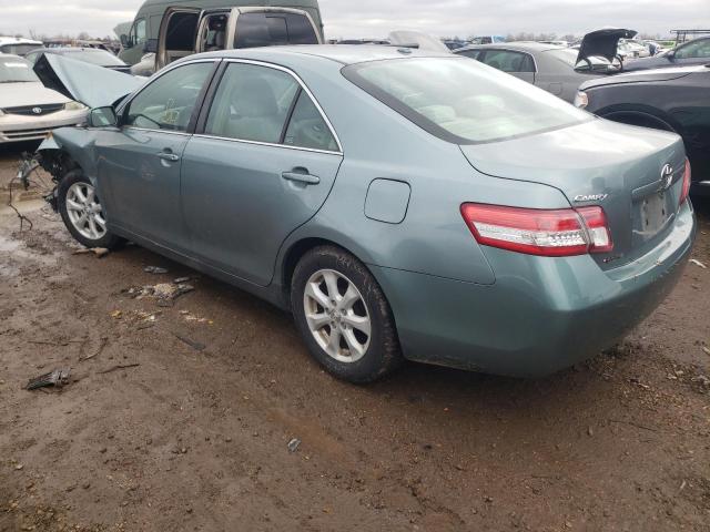 4T1BF3EK3BU718572 - 2011 TOYOTA CAMRY BASE BLUE photo 2