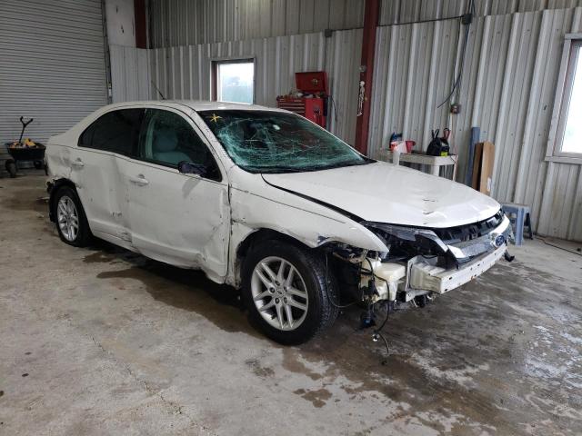 3FAHP0GA3CR340461 - 2012 FORD FUSION S WHITE photo 4