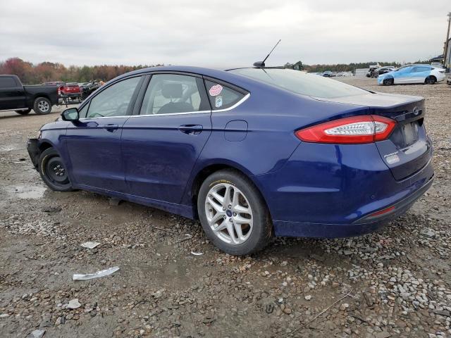 1FA6P0H74F5112180 - 2015 FORD FUSION SE BLUE photo 2