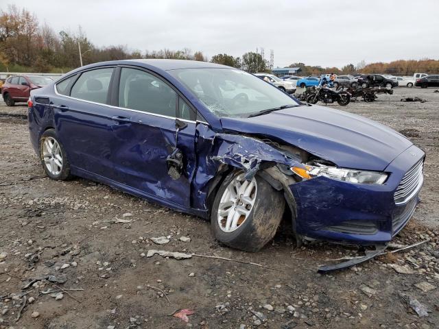 1FA6P0H74F5112180 - 2015 FORD FUSION SE BLUE photo 4