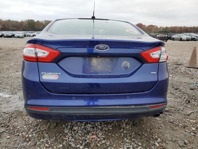 1FA6P0H74F5112180 - 2015 FORD FUSION SE BLUE photo 6